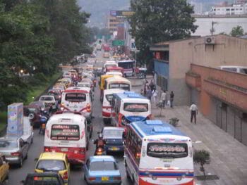 Problema del transporte en Bogotá