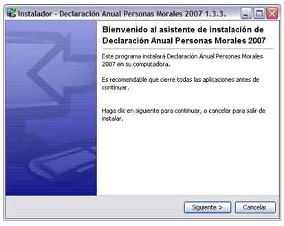 Declaración anual de personas morales 2006 México