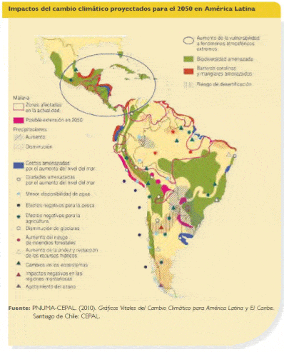 Cambio climático en América Latina, adaptación, acciones y políticas