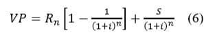 Formula calculo flujo descontado simplificado