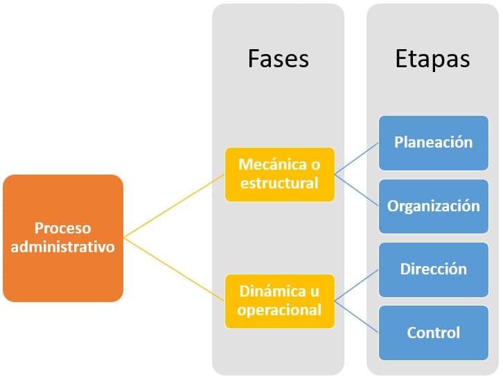 Proceso administrativo: Fases y etapas