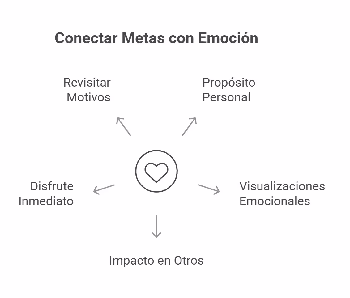 Conecta metas con emoción
