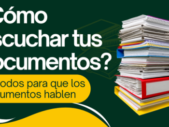 ¿Cómo escuchar tus documentos? Métodos para que los documentos hablen