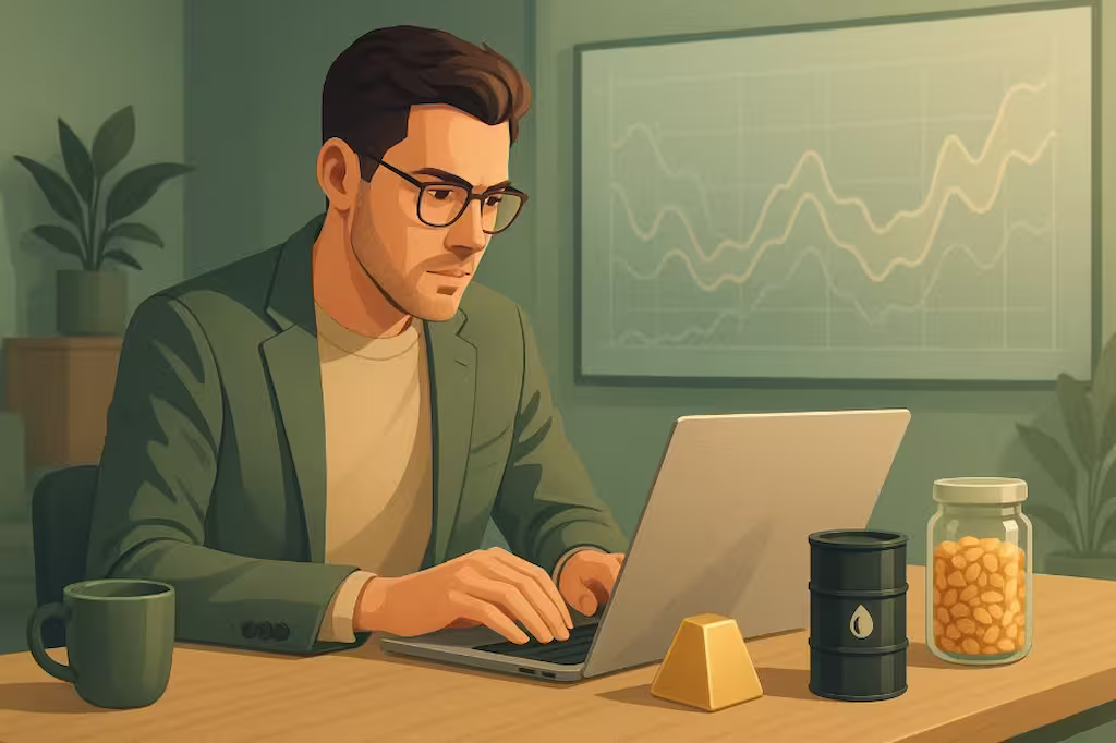 Qué es el trading de materias primas