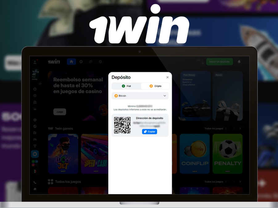 Cómo depositar usando criptomonedas en 1win México (Guía paso a paso)