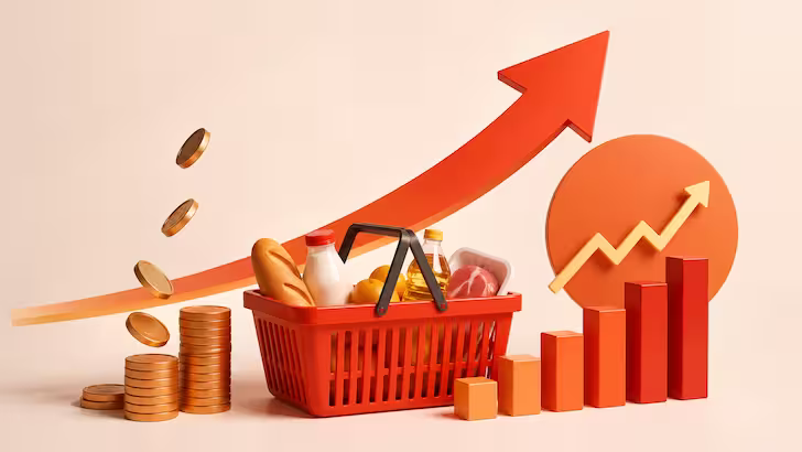 Qué es la inflación — concepto visual de alza de precios y pérdida de poder adquisitivo