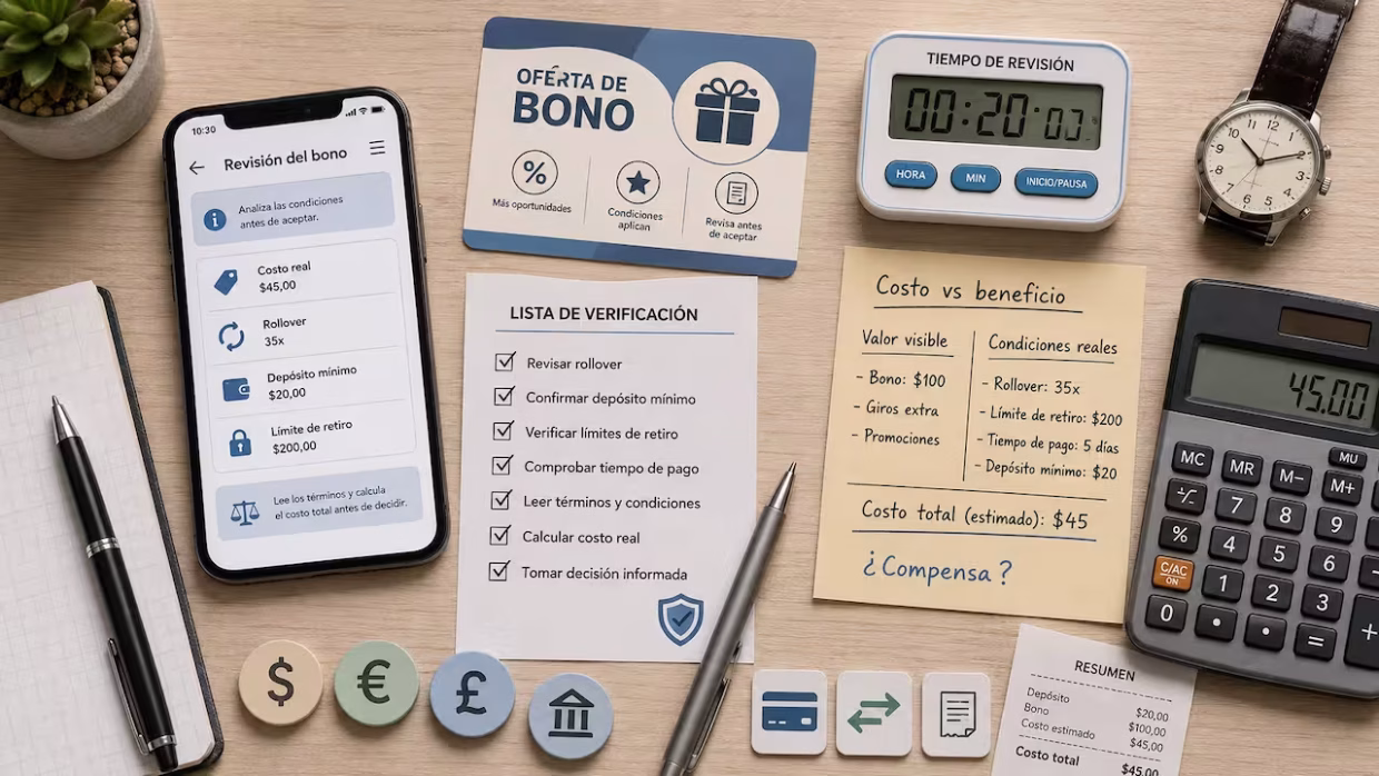 Costo real de un bono de casino: qué revisar antes de activarlo Costo real de un bono de casino: qué revisar antes de activarlo