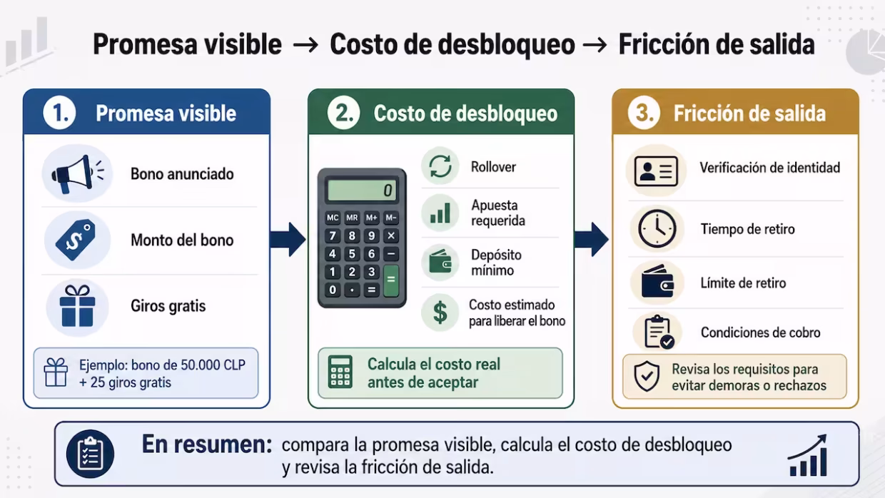 Evaluar un bono con tres variables, promesa, costo y salida, ayuda a tomar decisiones informadas